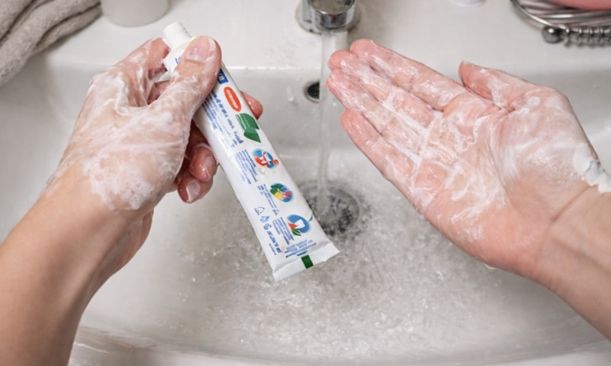 Как быстро убрать запах чеснока с рук — простой лайфхак из ванной