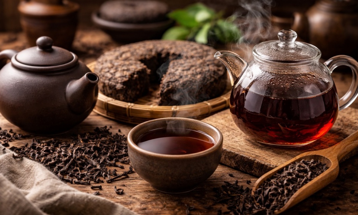 Чем  полезен чай пуэр