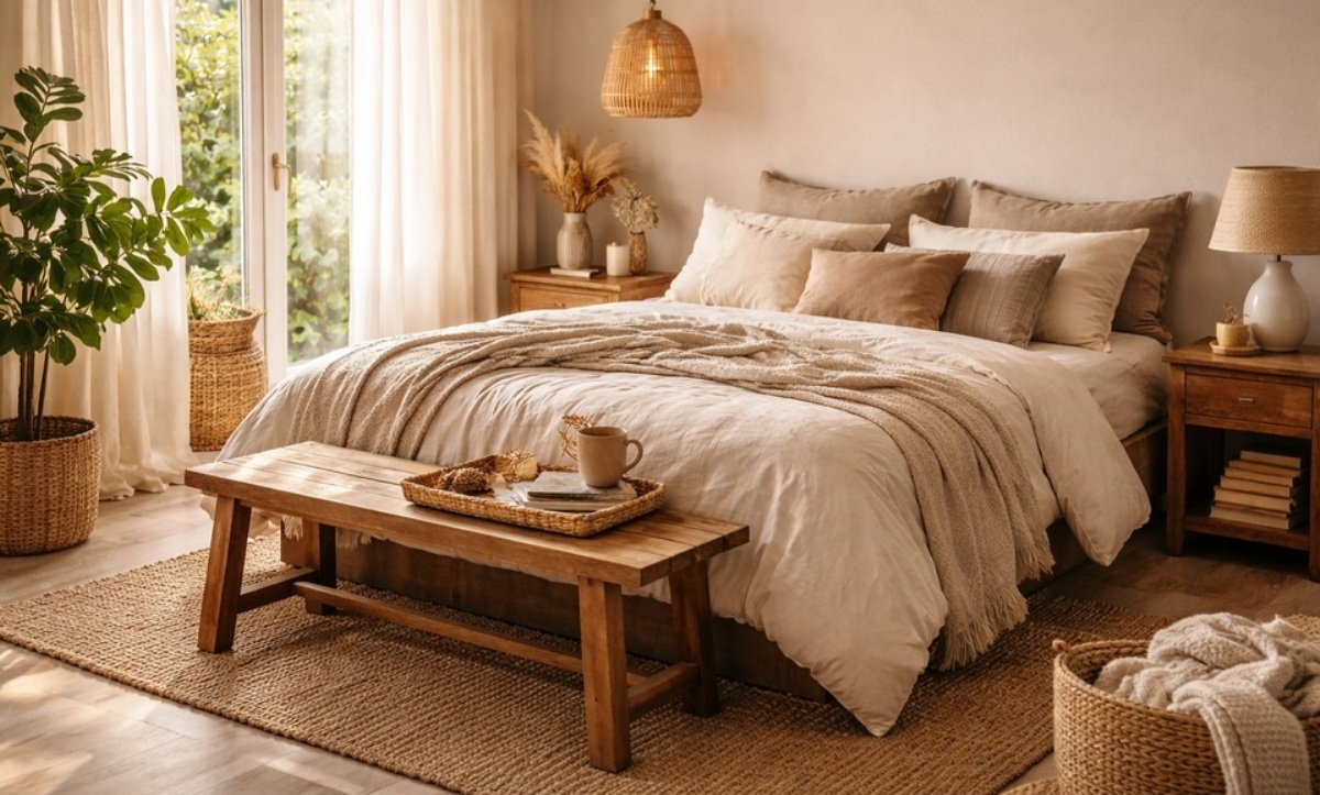 Как нежные оттенки создают уют в спальне