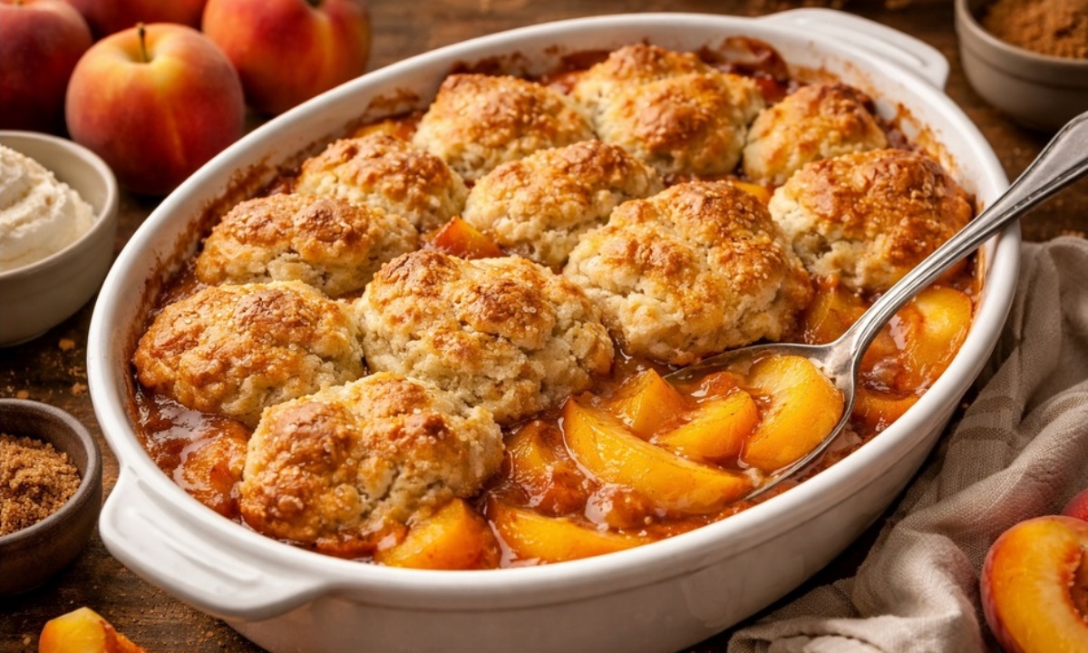 Что такое персиковый кобблер?