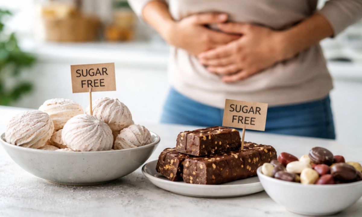 Врач объяснил, почему продукты «без сахара» могут вызывать вздутие