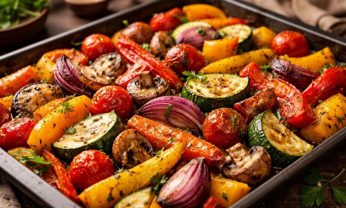 Почему овощи для гарниров и салатов лучше запекать, а не варить?