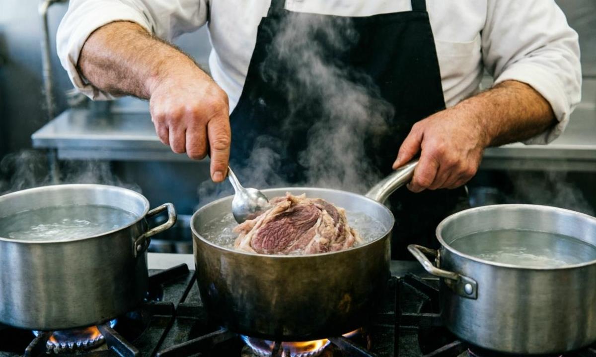 Зачем добавляют банановую кожуру при варке мяса