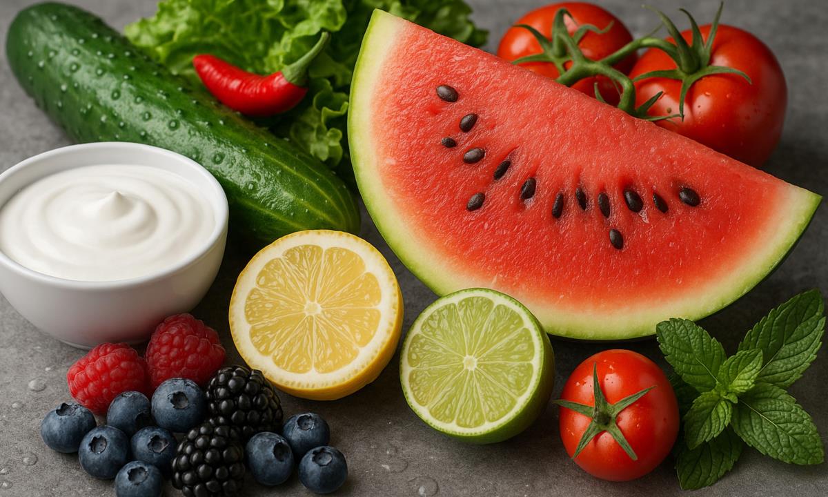 Какие продукты помогают легче переносить летнюю жару