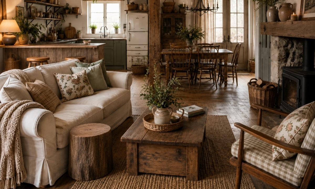 Что с дачи нужно взять в городскую квартиру, чтобы получился Rustic