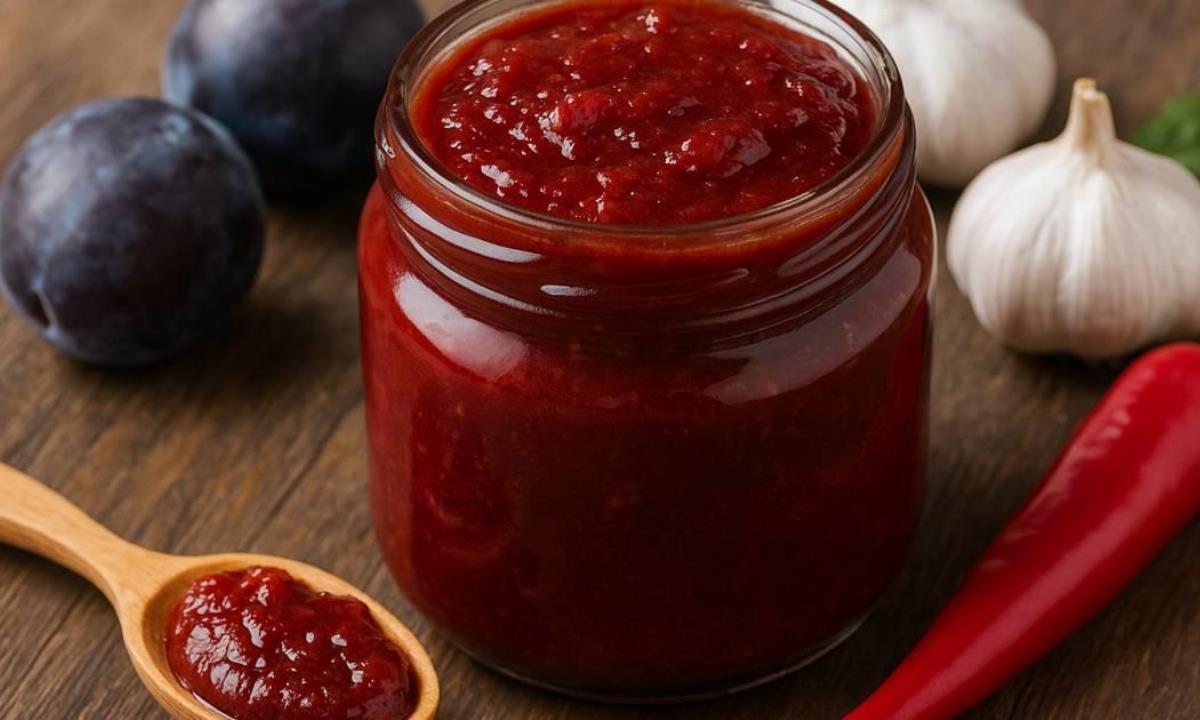 Как приготовить сливовую аджику к мясу и гарнирам