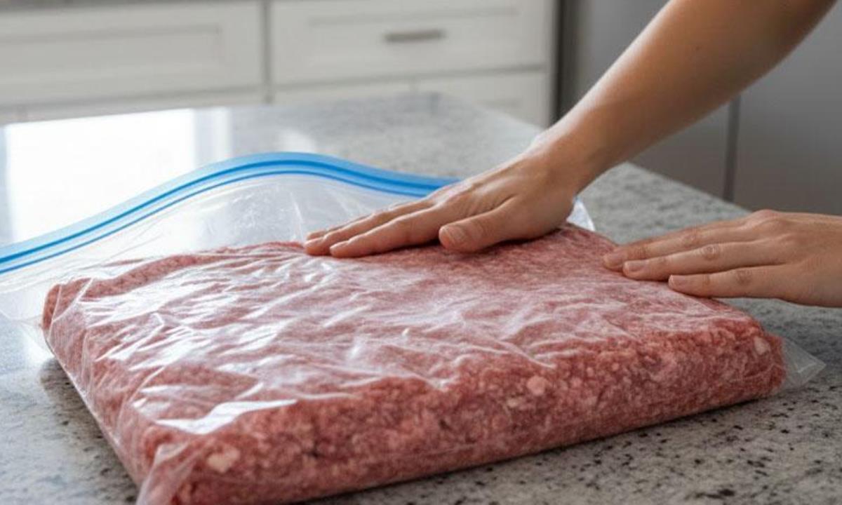 Как быстро разморозить фарш — простой кухонный лайфхак